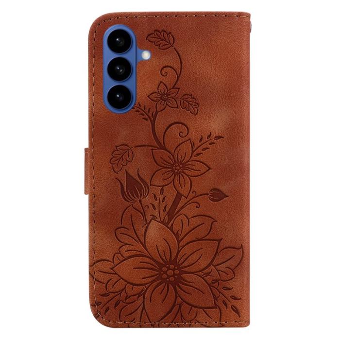 OEM - Mobilfodral för Samsung Galaxy S26 Plus Kickstand Konstläder - Brun