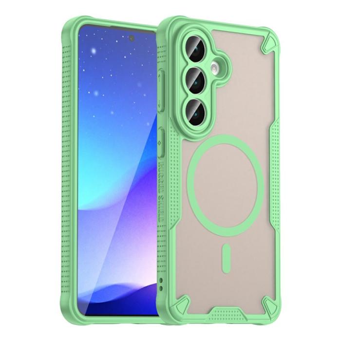 OEM - Mobilskal för Samsung Galaxy S26 Magnetiskt TPU + PC - Grön