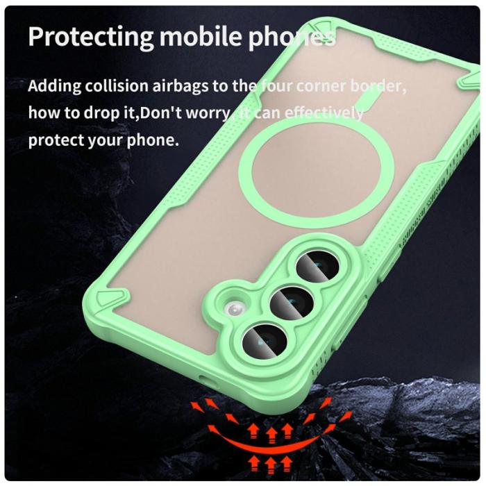 OEM - Mobilskal för Samsung Galaxy S26 Magnetiskt TPU + PC - Grön