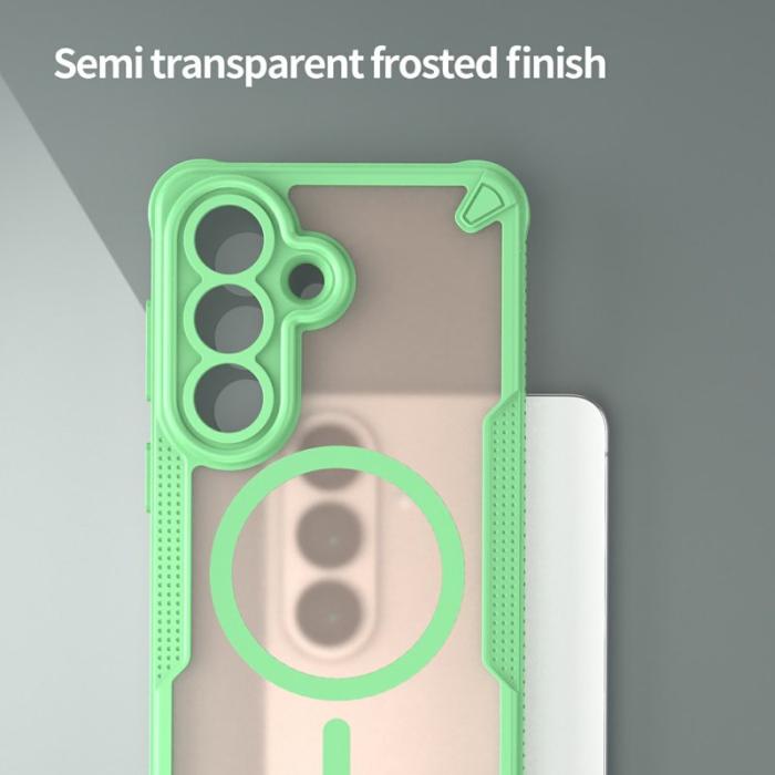 OEM - Mobilskal för Samsung Galaxy S26 Magnetiskt TPU + PC - Grön