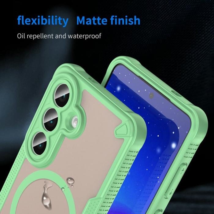 OEM - Mobilskal för Samsung Galaxy S26 Magnetiskt TPU + PC - Grön