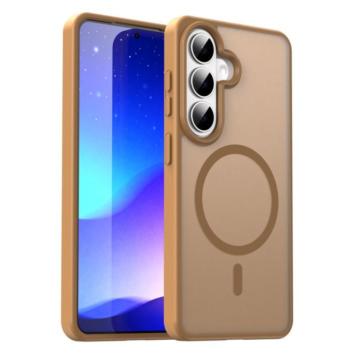 OEM - Mobilskal för Samsung Galaxy S26 Magnetiskt TPU + PC - Guld