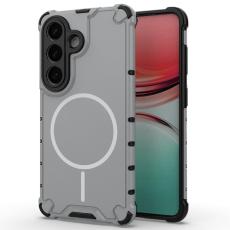 OEM - Mobilskal f&ouml;r Samsung Galaxy S26 Magnetiskt TPU + PC - Gr&aring; Vit