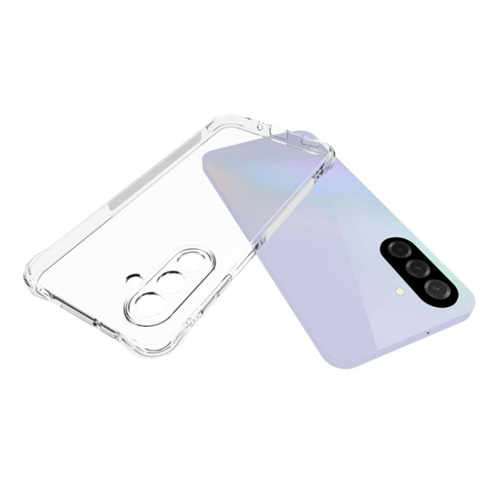 WANLONFENG - WANLONFENG Galaxy A17 Mobilskal med Härdat Glas WL - Clear
