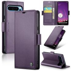 Caseme - CASEME Pl&aring;nboksfodral Konstl&auml;der f&ouml;r Google Pixel 9 Pro XL - Lila