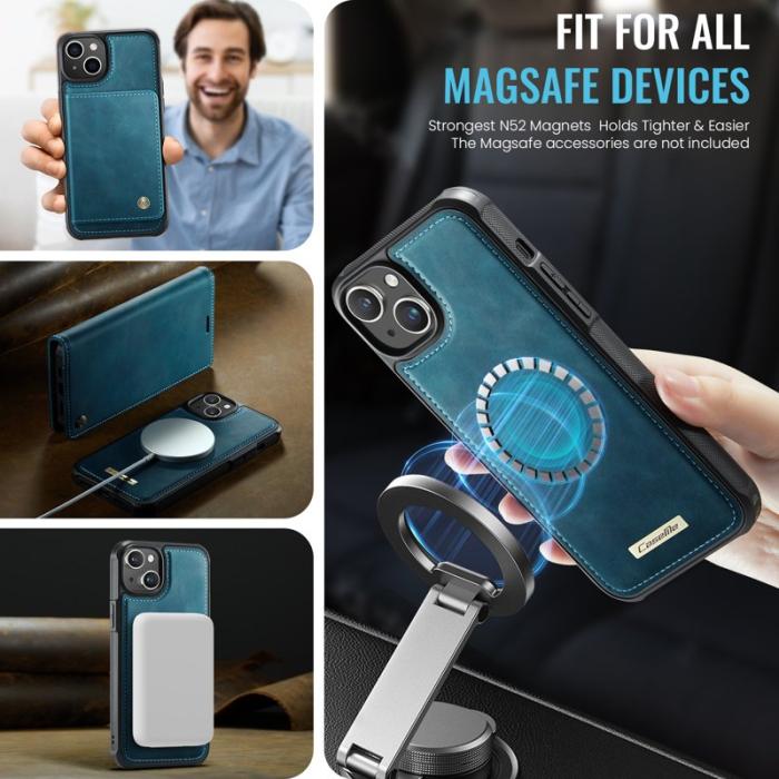 Caseme - CASEME C49 iPhone 13 Fodral MagSafe RFID-Skydd Grön