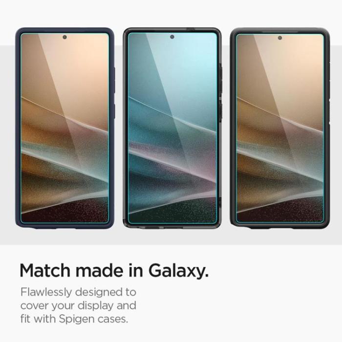 Spigen - [2-Pack] Spigen Galaxy S25 Ultra Härdat glas Skärmskydd EZ Fit