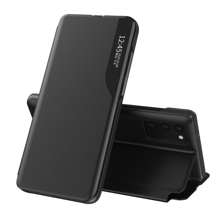 Eco Leather View Fodral Galaxy A72 - Svart