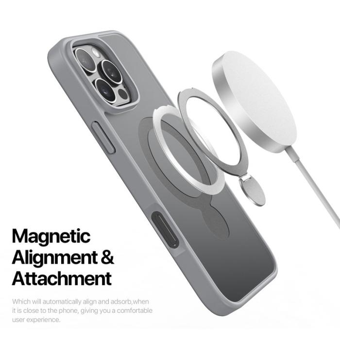 Dux Ducis - DUX DUCIS iPhone 16 Pro Fodral Yind Series PC+TPU - Grå