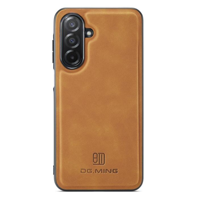 DG.MING - DG.MING Mobilskal till Samsung Galaxy A26 5G PU Läder Brun