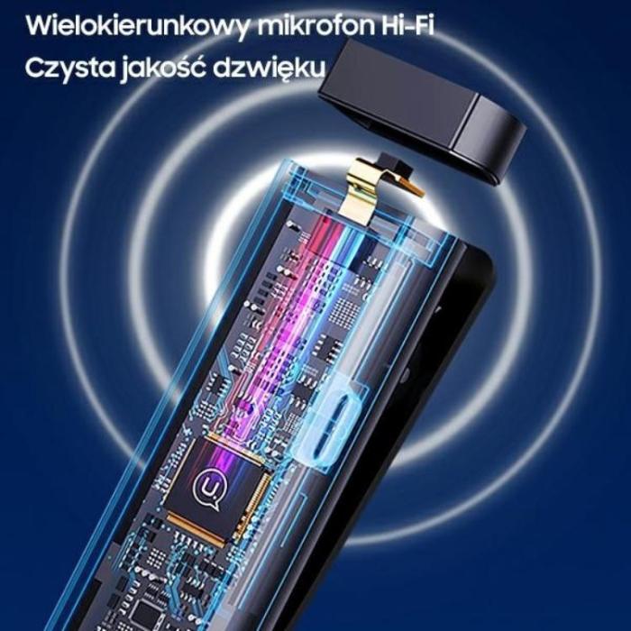 USAMS - USAMS Trådlös Lavalier-mikrofon Lightning ENC 2.4G ZB244MKF01