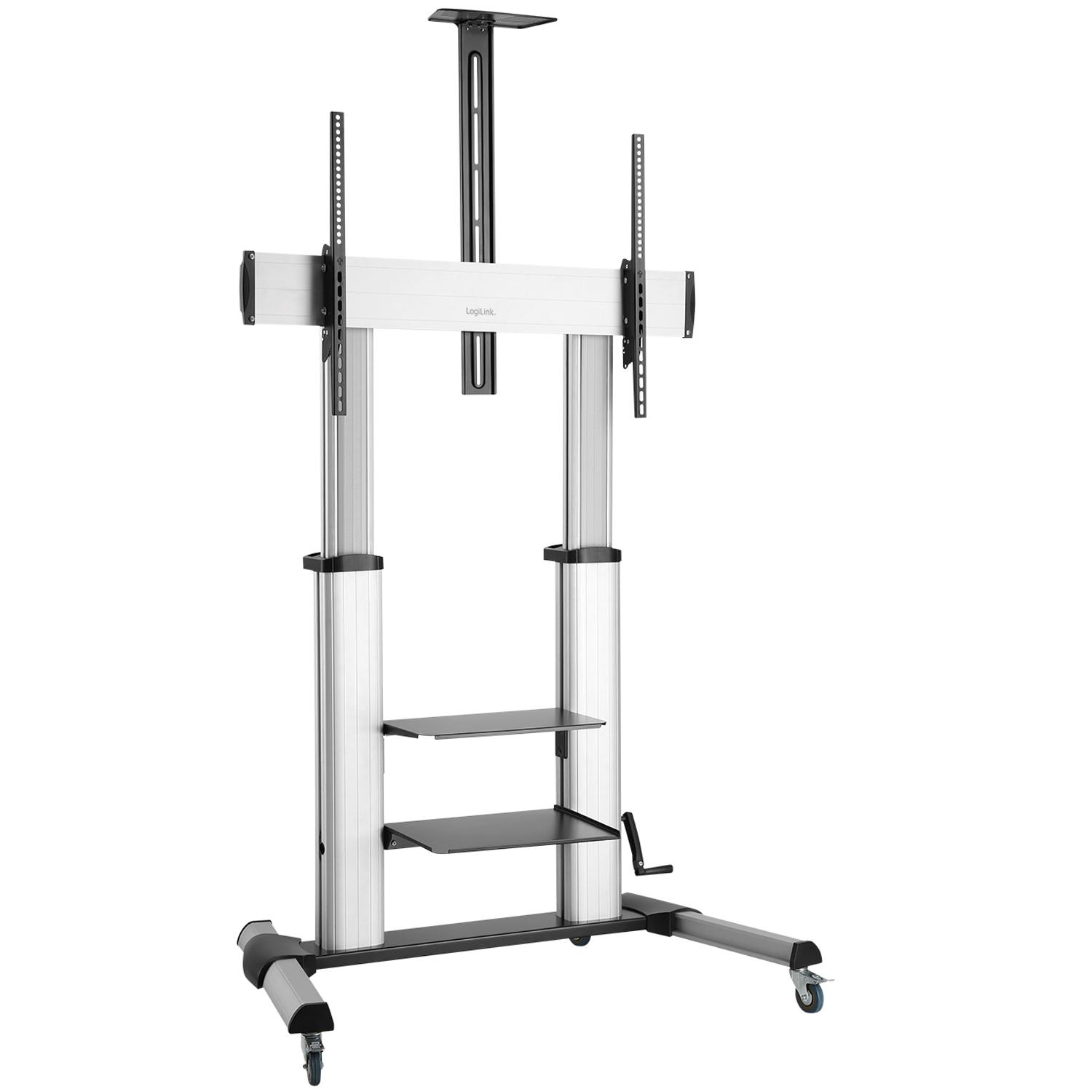 LOGILINK Golvstativ med hjul TV 60-100"""" max 100kg Alu | 5566 | AlltMobil