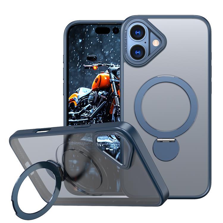 iPhone 16 Mobilskal MagSafe Rotating Kickstand (Blå) | 2353 | AlltMobil