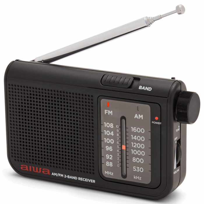 AIWA - AIWA Pocket Radio med FM/MW - Svart