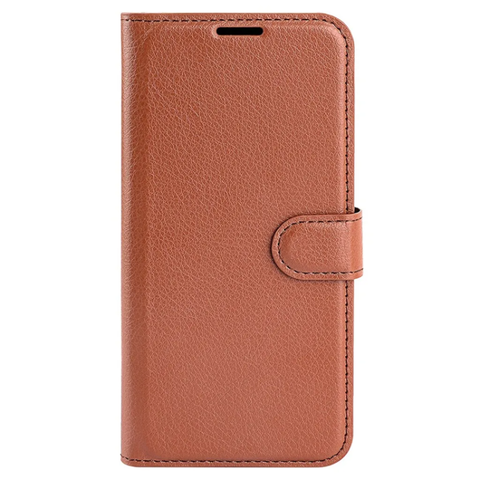 Taltech - Sony Xperia 10 V Plånboksfodral Textured - Brun