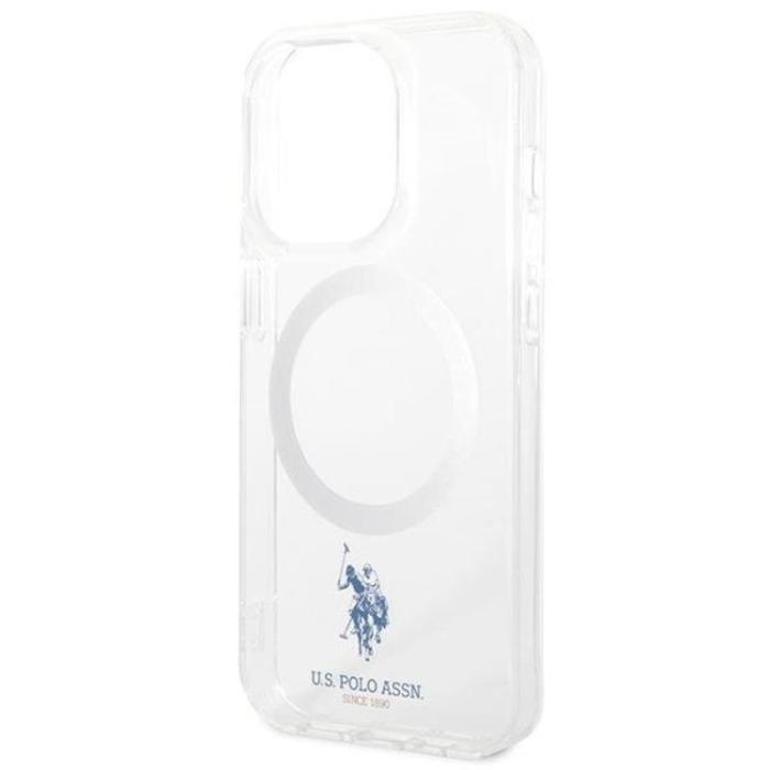 US Polo - US Polo iPhone 15 Pro Max Mobilskal MagSafe Collection - Clear