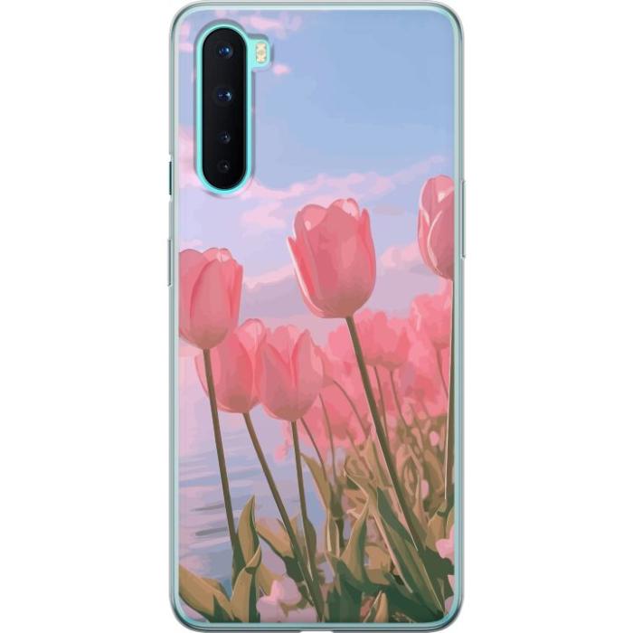 iSecrets - Mobilskal till OnePlus Nord med Rosa Tulpaner