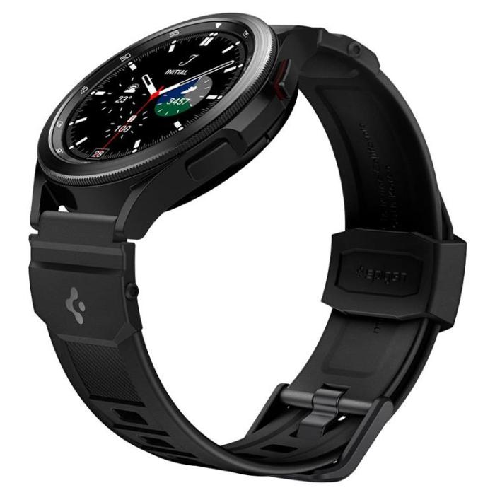 UTGATT5 - Spigen Rugged Band Galaxy 4/4 Classic / Active 2 / Huawei Gt 2 42 mm - Svart