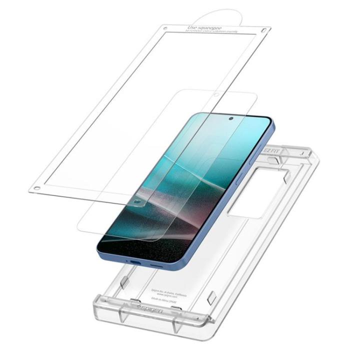 Spigen - Spigen Galaxy S25 Härdat glas Skärmskydd 