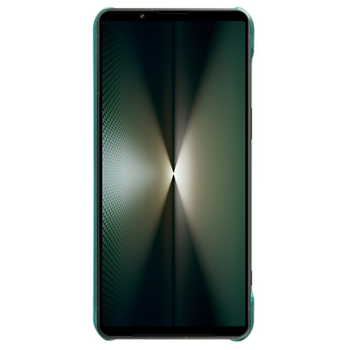 A-One Brand - Sony Xperia 1 VII Mobilskal Calfskin Texture PU-Läder - Grön