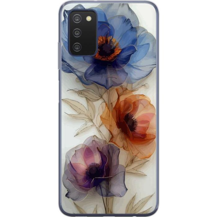 iSecrets - Mobilskal till Samsung Galaxy A03s med Silkesblommor