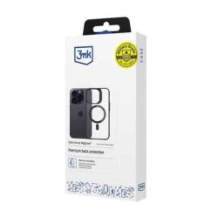 3MK - 3MK iPhone 13 Pro Max Mobilskal MagSafe Satin Armor - Svart
