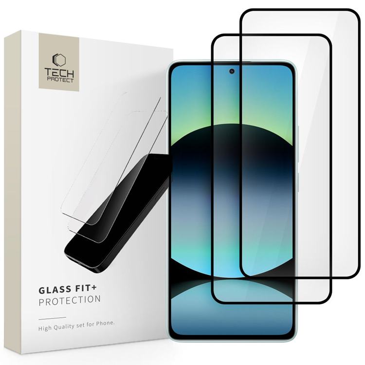 [2-Pack] Tech-Protect Xiaomi Redmi Note 14 4G/5G Härdat glas Skärmskydd | 5468 | AlltMobil