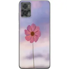 Gustaf - Mobilskal till Motorola Moto E22i med Rosa blomma