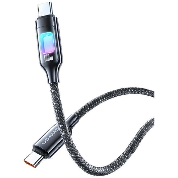 USAMS - USAMS USB-C Till USB-C Kabel 100W 1.2m TC - Tarnish