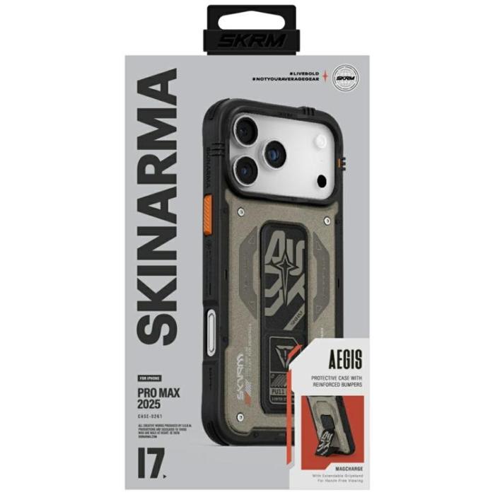 Skinarma - Skinarma iPhone 17 Pro Max Mobilskal MagSafe Aegis - Grå