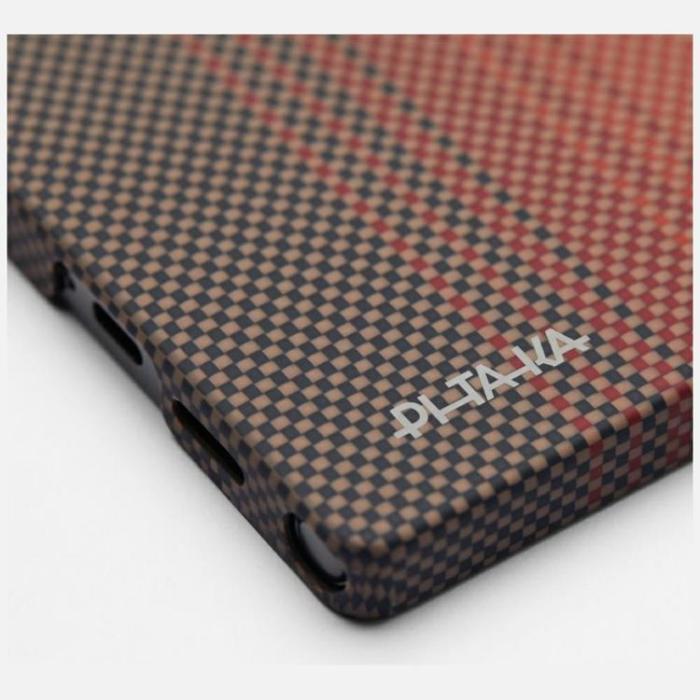 PITAKA - PITAKA Galaxy S25 Ultra Mobilskal MagSafe Moonrise Tactile Woven - Sunset