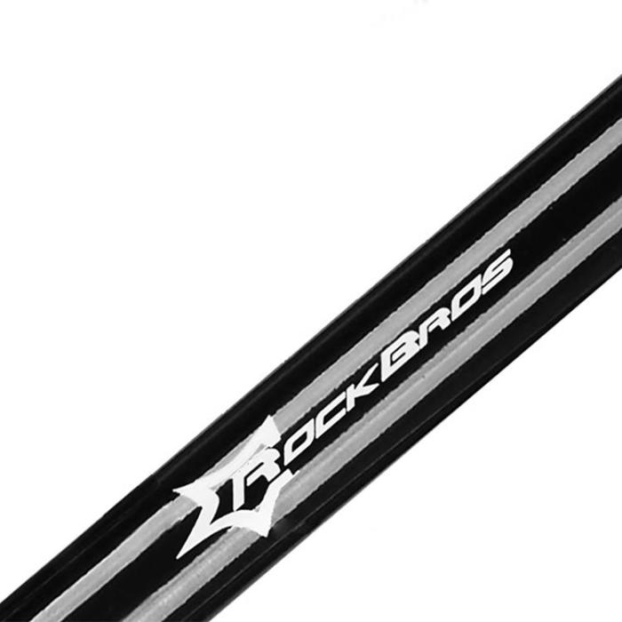 Rockbros - Rockbros Golvpump med Tryckmätare - Svart/Orange
