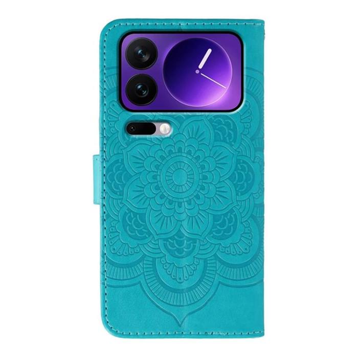 A-One Brand - Xiaomi 17 Pro Plånboksfodral Rhinestone Mandala Imprint
