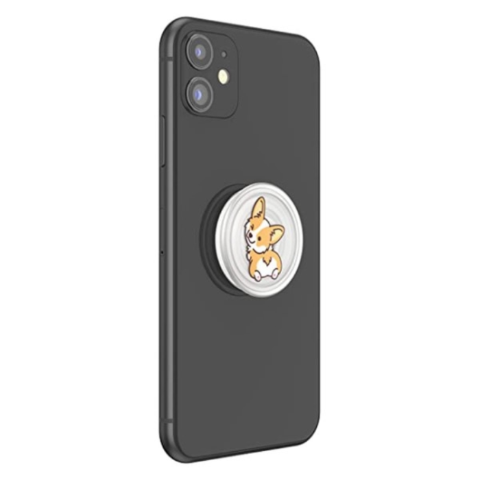 PopSockets - PopSockets PlantCore Grip Cheeky Corgi Mobilgrip och stativ 806487