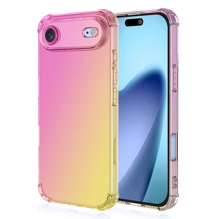 iPhone Air Mobilskal Gradient Color TPU Anti-Drop - Rosa/Guld | 2353 | AlltMobil
