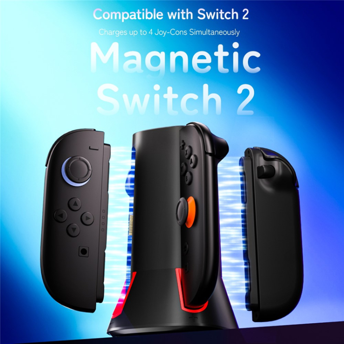 OEM - Nintendo Switch 2 Joy-Con Spelkontroller Laddningsstation Z30 - Svart