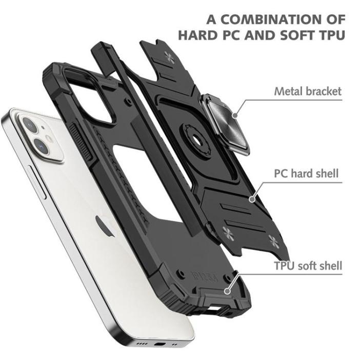 OEM - iPhone 7/8/SE (2020/2022) Skal Nitro - Svart
