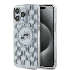 KARL LAGERFELD - Karl Lagerfeld iPhone 15 Pro Max Mobilskal MagSafe IML Monogram