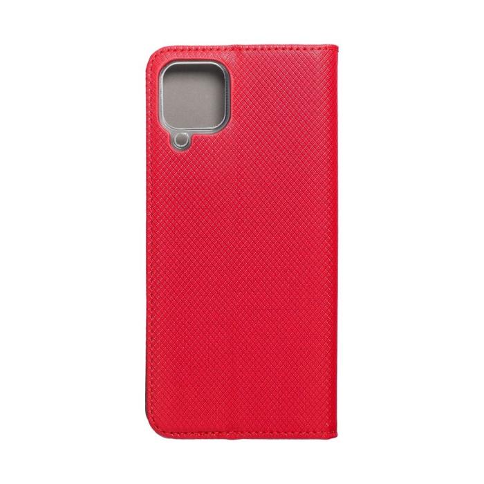 OEM - Galaxy A22 4G Plånboksfodral Smart Konstläder - Röd