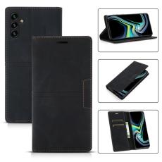 OEM - Samsung Galaxy S26 Pl&aring;nboksfodral Magnetisk St&auml;ngning Konstl&auml;der - Svart