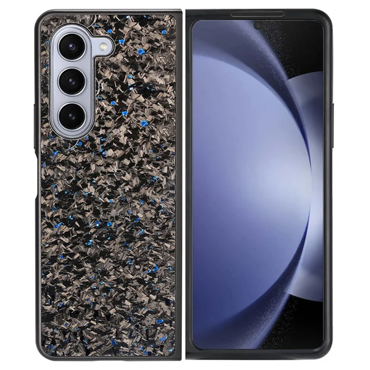 Galaxy Z Fold 6 5G Mobilskal Aramid Fiber Forged Texture - Blå | 2353 | AlltMobil