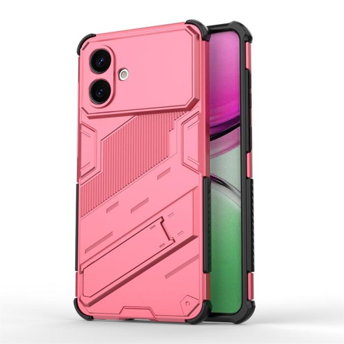 OEM - Mobilskal till Samsung Galaxy S26 Plus Plast Stöttålig Med Ställ - Rosa