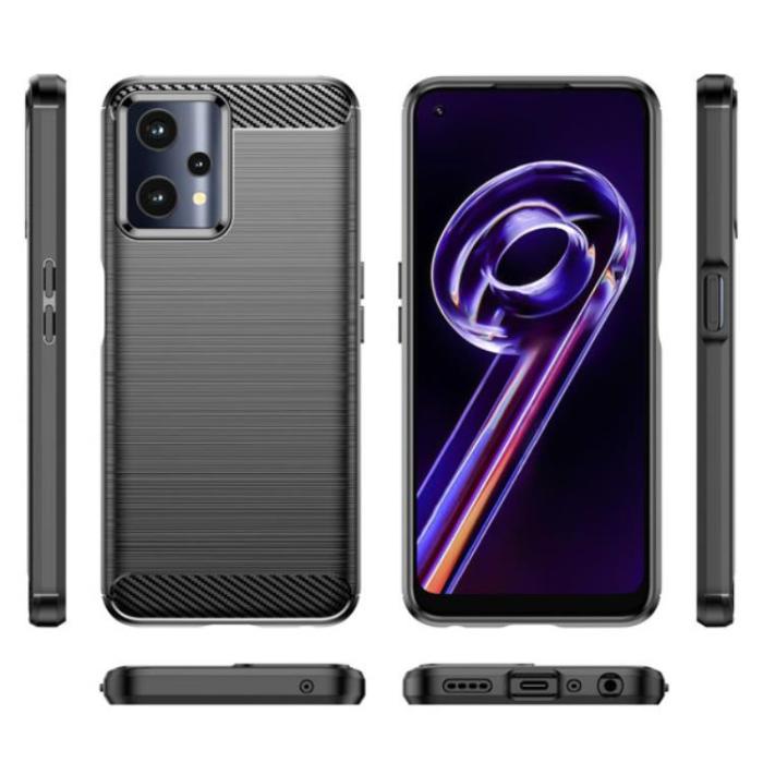 OEM - Carbon Realme 9 Pro Skal Flexible - Svart