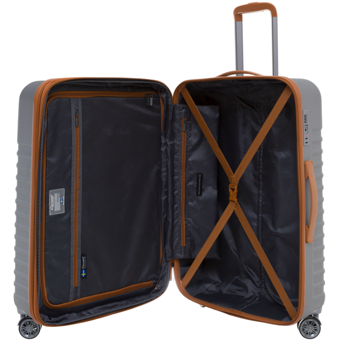CAVALET - CAVALET Resväska Malibu Large - Silver/Tan