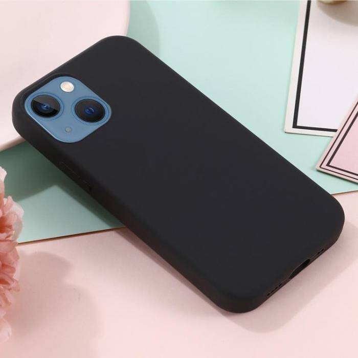 A-One Brand - iPhone 14 Plus Skal Magsafe Silicone Ultra Slim - Svart
