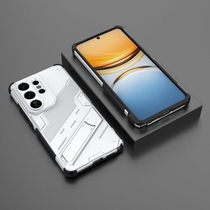 OEM - Mobilskal till Samsung Galaxy S26 Ultra Plast Stöttålig med Ställ - Vit