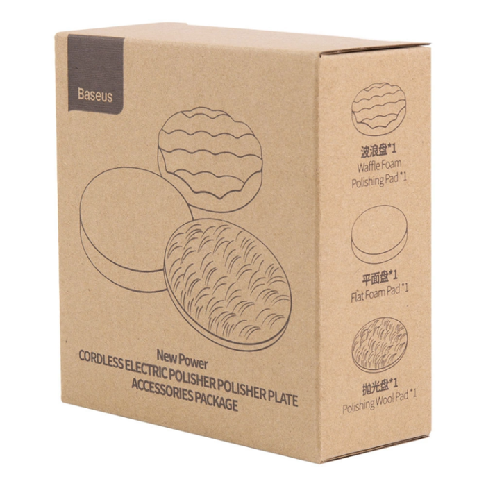 BASEUS - Baseus 3pcs Tillbehör till Sladdlös Polermaskin