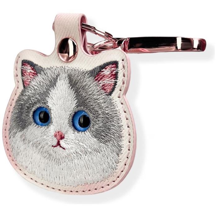 NIMMY - Nimmy AirTag Skal Big Eyed Pet 2.0 Cat - Rosa