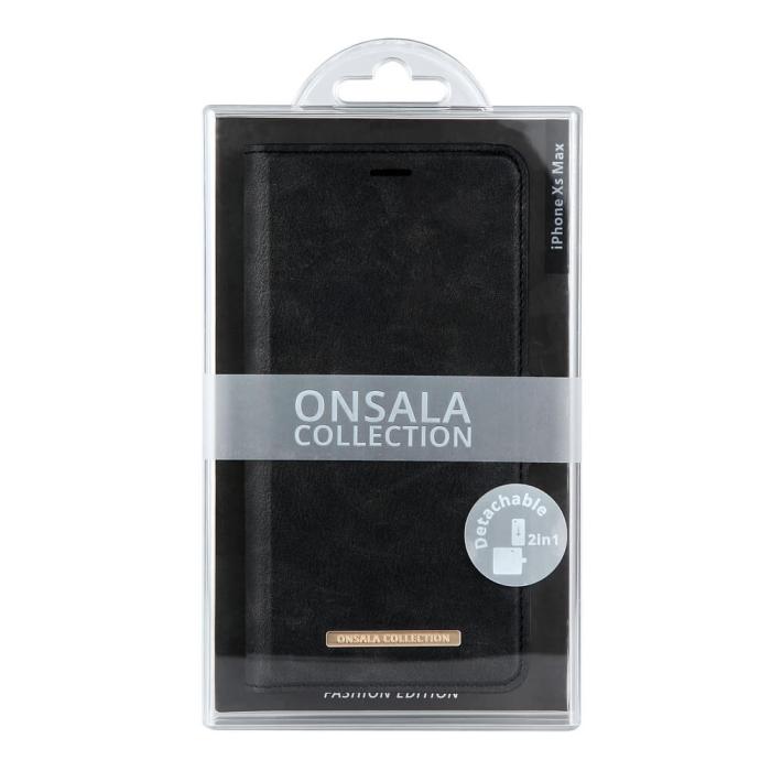 Onsala - ONSALA Mobilfodral Midnight Black iPhone Xs Max
