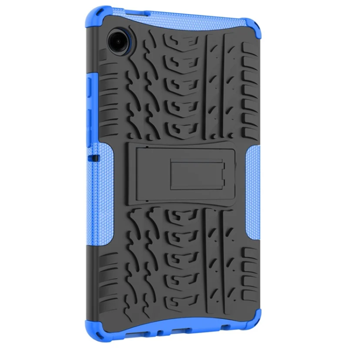 A-One Brand - Galaxy Tab A9 Mobilskal Kickstand Tire Texture - Blå